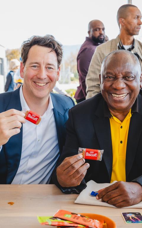 Presidential visit at plant in South Africa