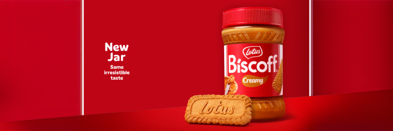 Biscoff bespoke jar