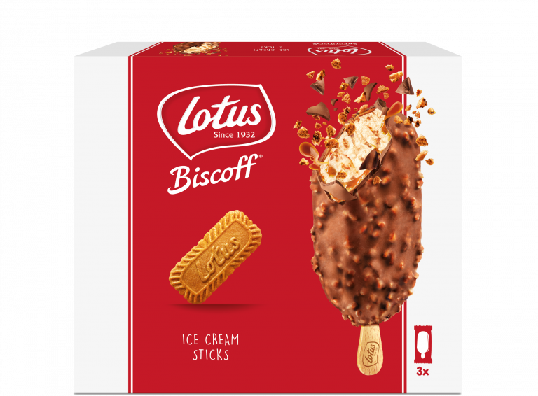 Lotus Biscoff Ice cream sticks