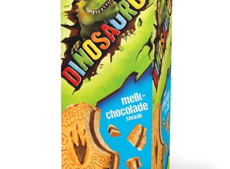 Dinosaurus gevuld melkchocolade