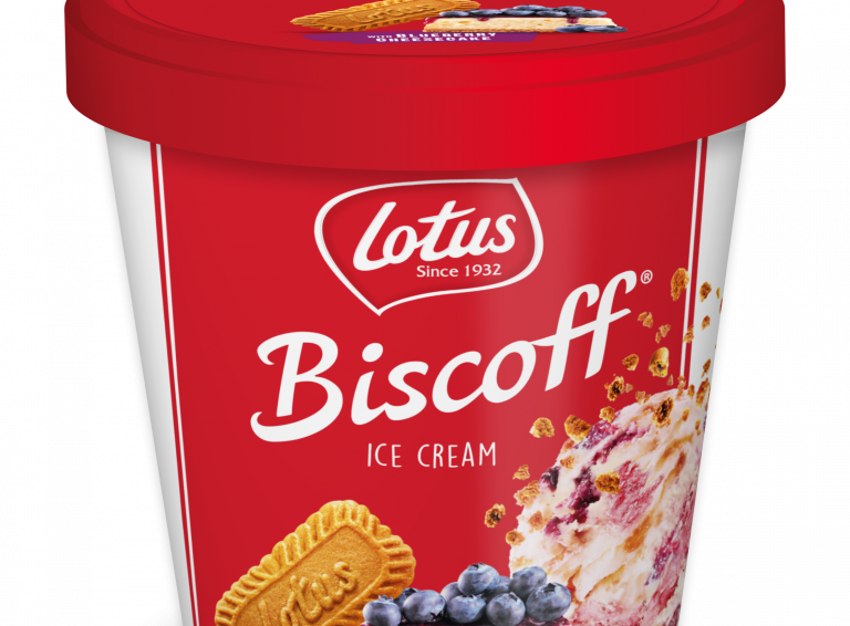 Lotus Biscoff Pint Blueberry Cheesecake