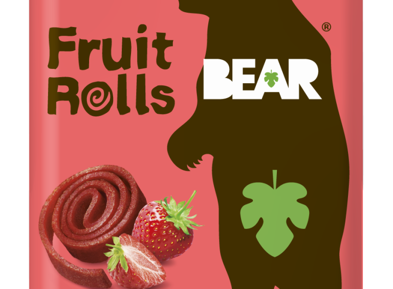 BEAR Fruit Rolls Strawberry single BEAR Fruit Rolls Strawberry single
