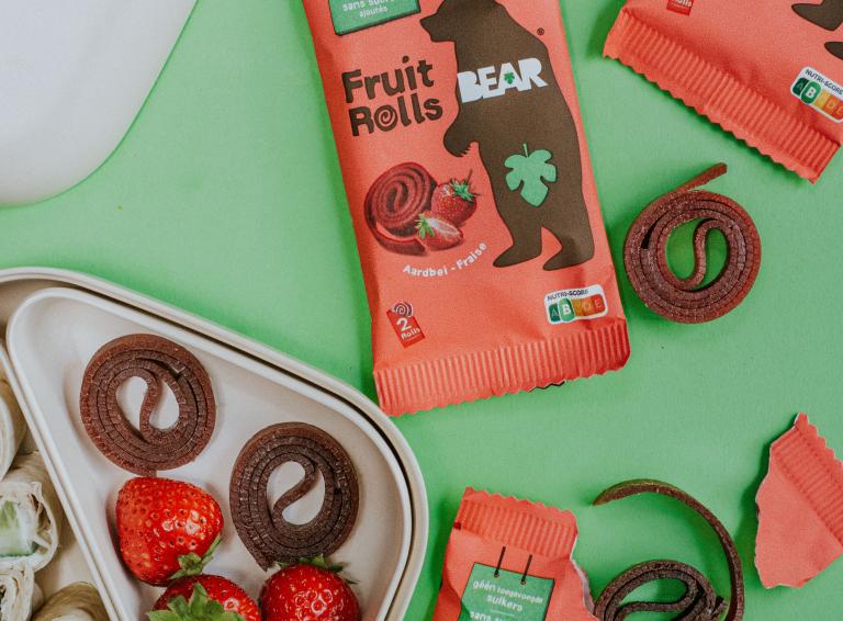 BEAR Fruit Rolls, Strawberry (2)