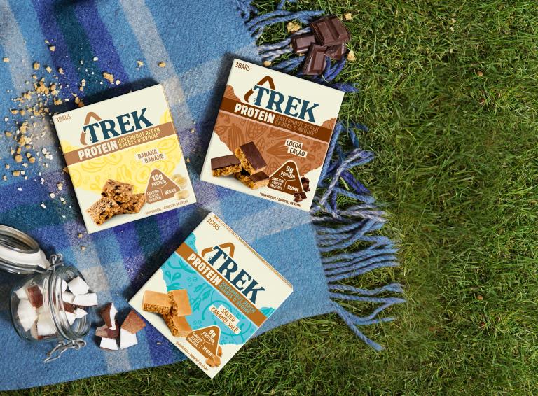 TREK protein oat bars