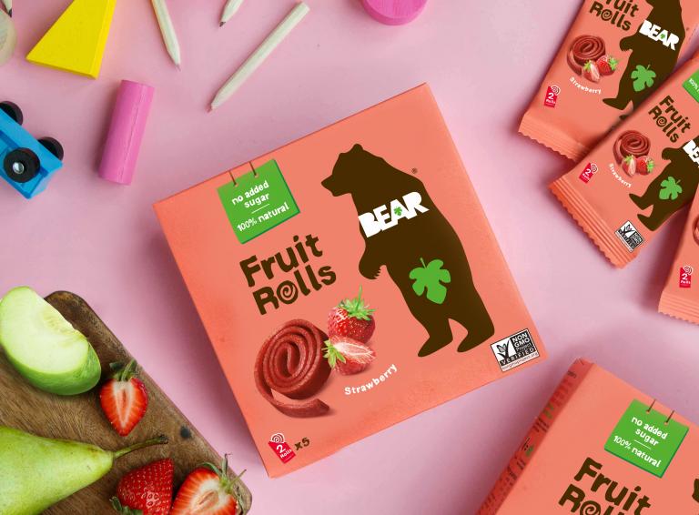 BEAR Fruit Rolls Key Visual Bear