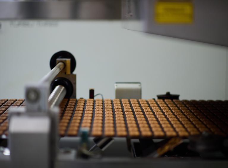 Production Biscoff® cookie