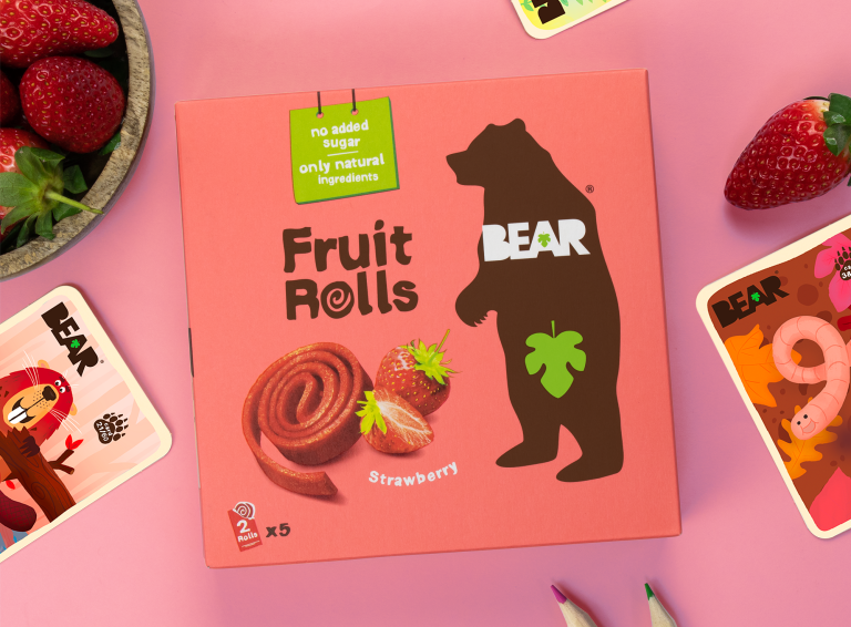 BEAR Fruit Rolls Strawberry