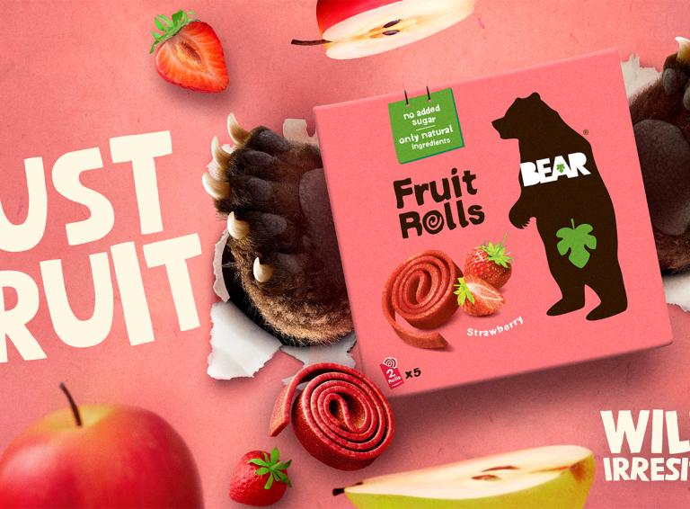 BEAR Fruit Rolls Strawberry